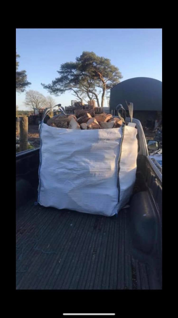 Bulk Bags of Kiln Dried Firewood